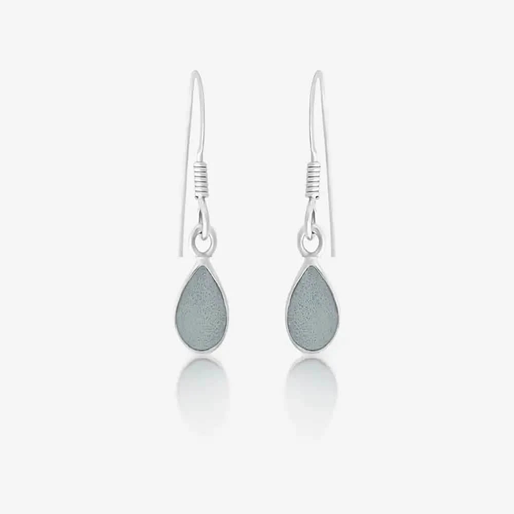 Tear Drop Ashes Earrings | Ashes Charms | Featherlings UK