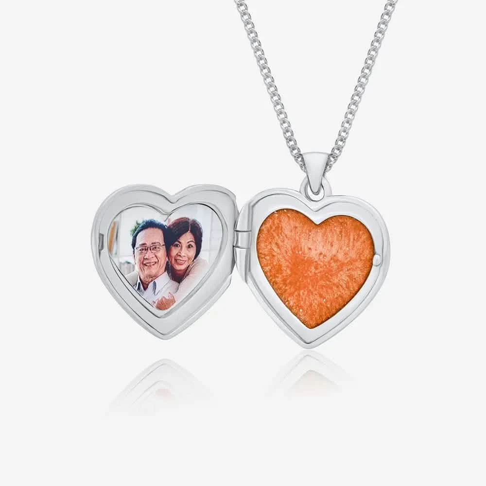 Heart Photo Ashes Locket | Ashes Necklace | Featherlings UK