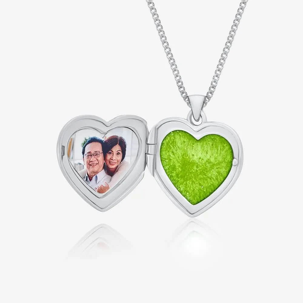 Heart Photo Ashes Locket | Ashes Necklace | Featherlings UK