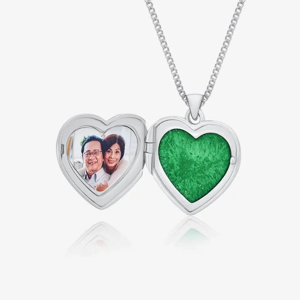 Heart Photo Ashes Locket | Ashes Necklace | Featherlings UK