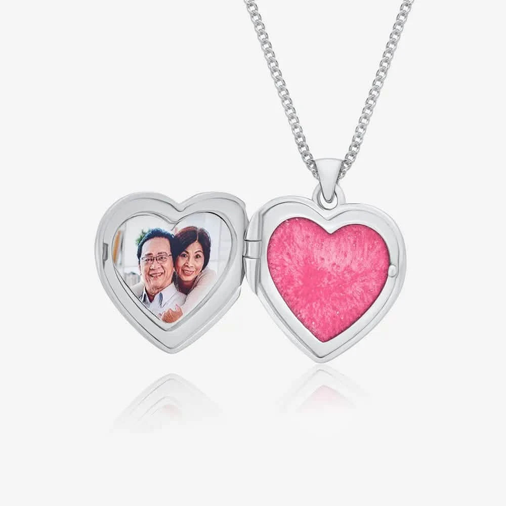 Heart Photo Ashes Locket | Ashes Necklace | Featherlings UK