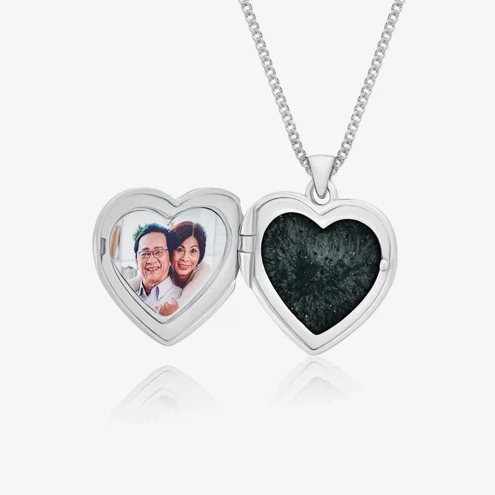 Heart Photo Ashes Locket | Ashes Necklace | Featherlings UK
