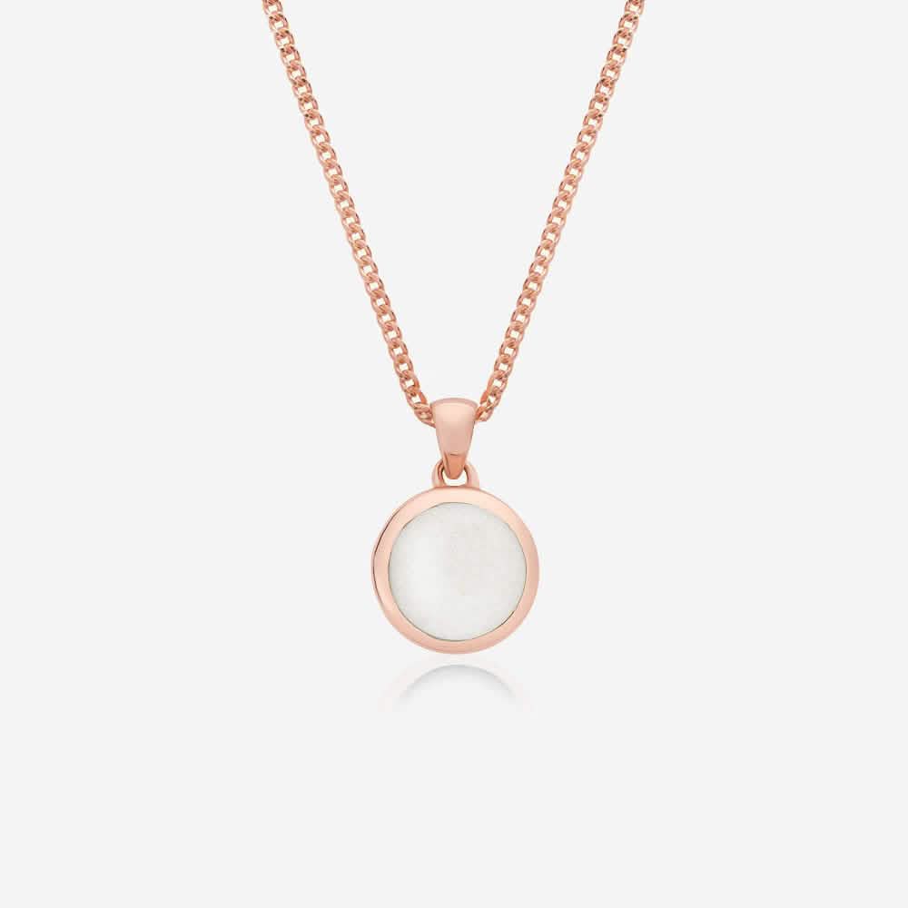 Rose Gold Breast Milk Necklace | Breast Milk Necklace | Featherlings UK