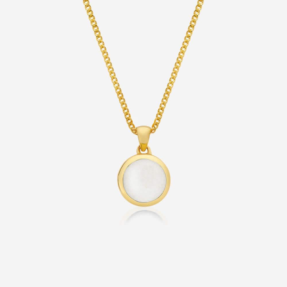 Gold Breast Milk Necklace | Breast Milk Necklace | Featherlings UK