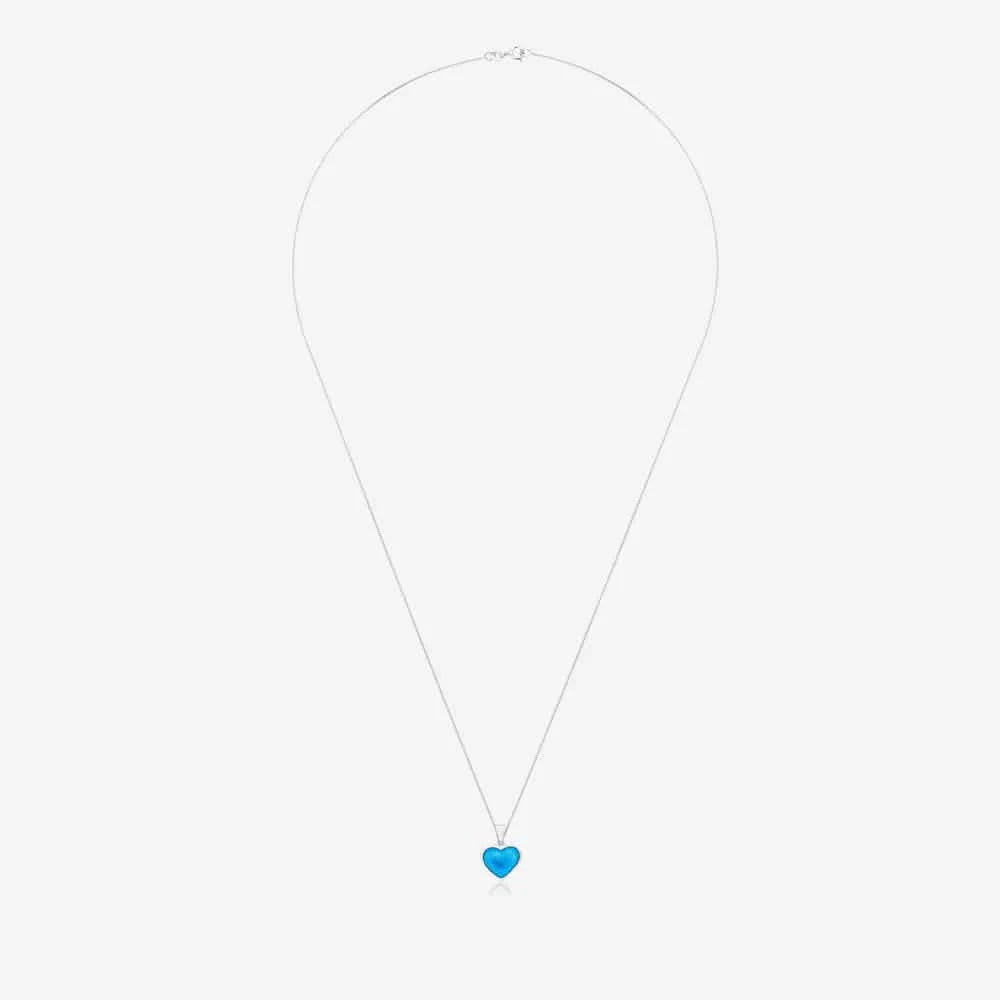 Love Heart Ashes Necklace | Ashes Pendant | Featherlings UK