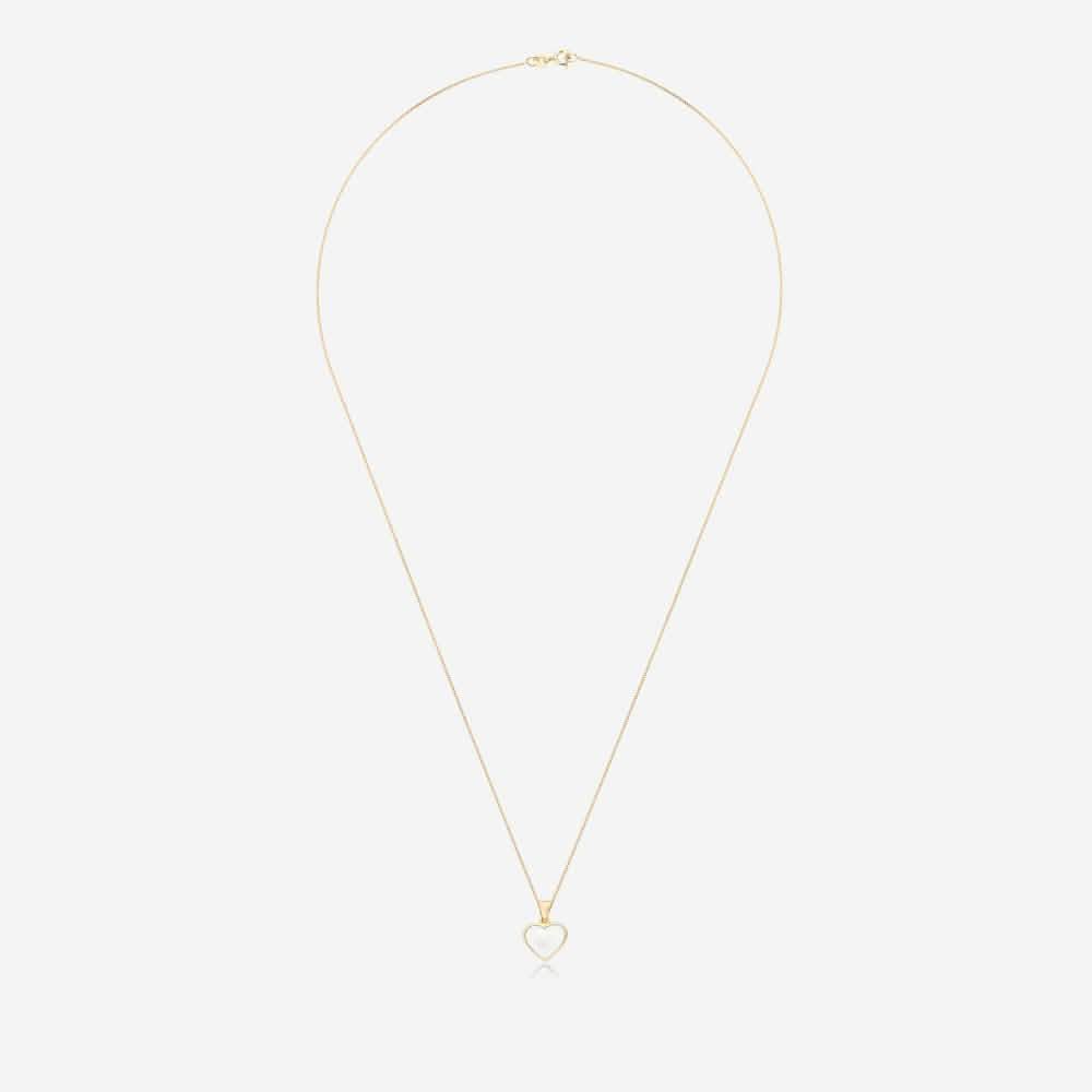 Gold Heart Breast Milk Necklace | Breast Milk Necklace | Featherlings UK