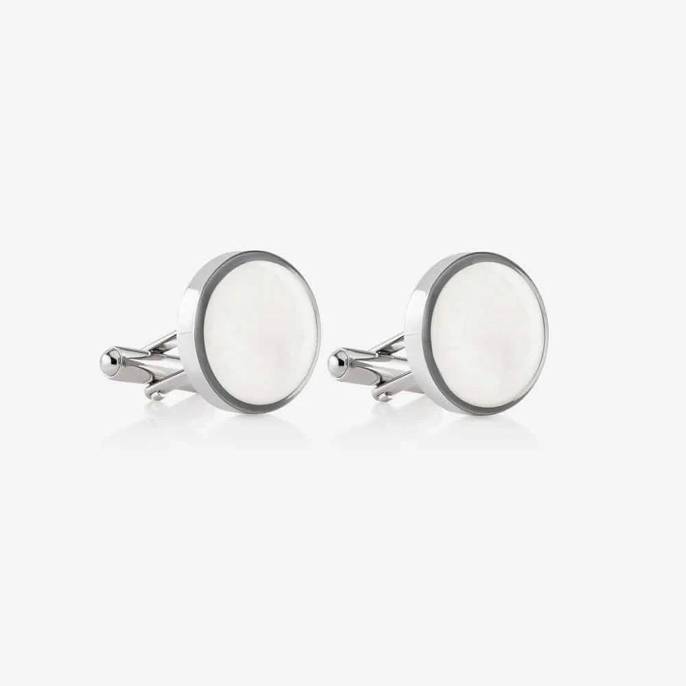 Ashes Memorial Cufflinks (Round) | Ashes Cufflinks | Featherlings UK