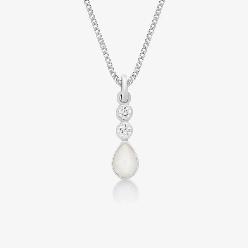 Crystal Tear Ashes Necklace | Ashes Pendant | Featherlings UK