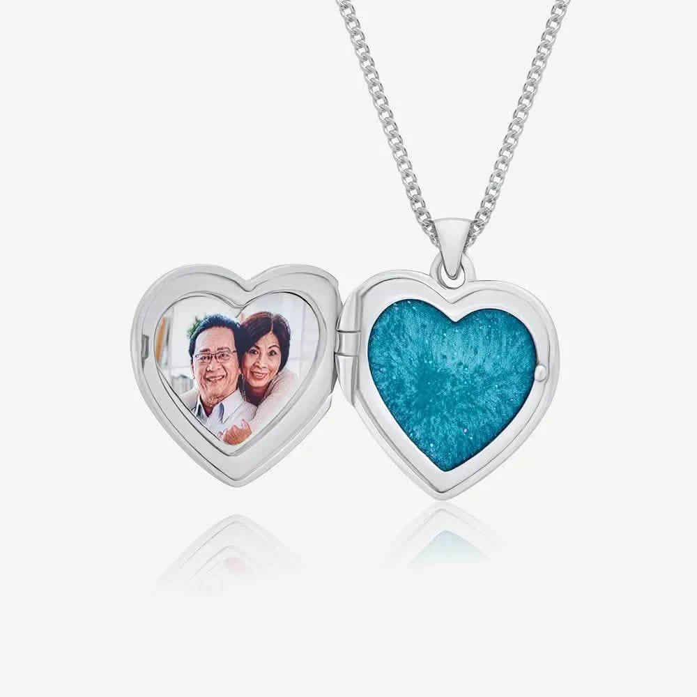 Heart Photo Ashes Locket | Ashes Necklace | Featherlings UK