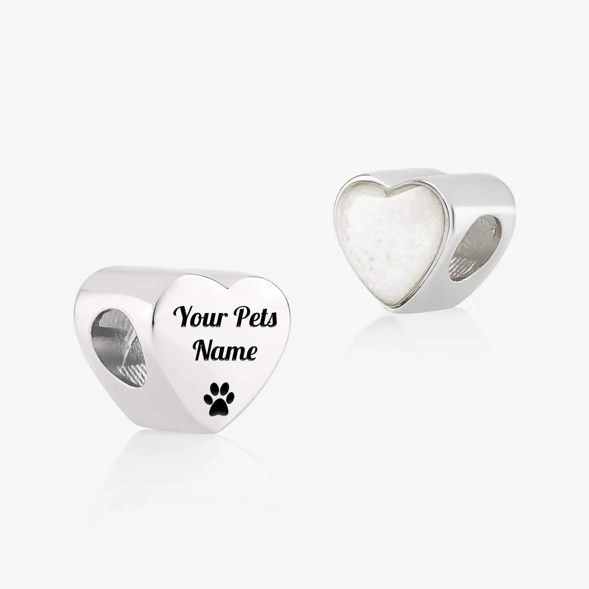 Engraved ashes pet charm | Ashes Charms | Featherlings UK