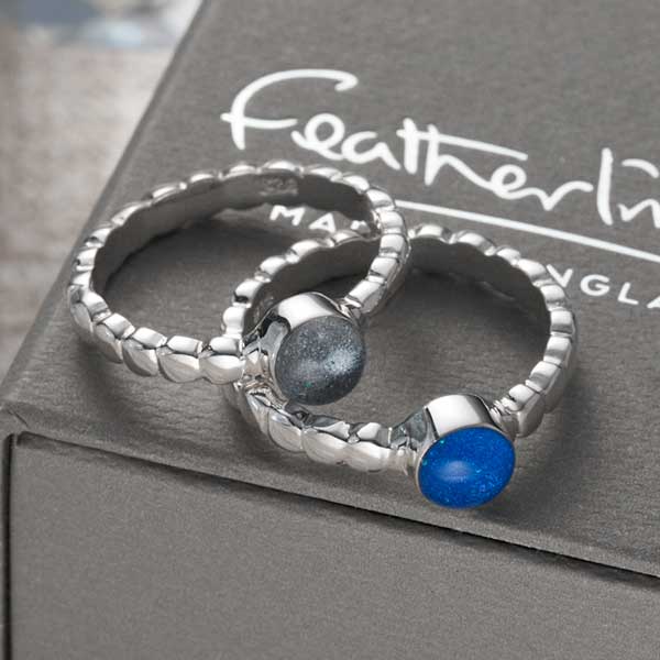 Bobble Ashes Ring | Ashes Rings | Featherlings UK