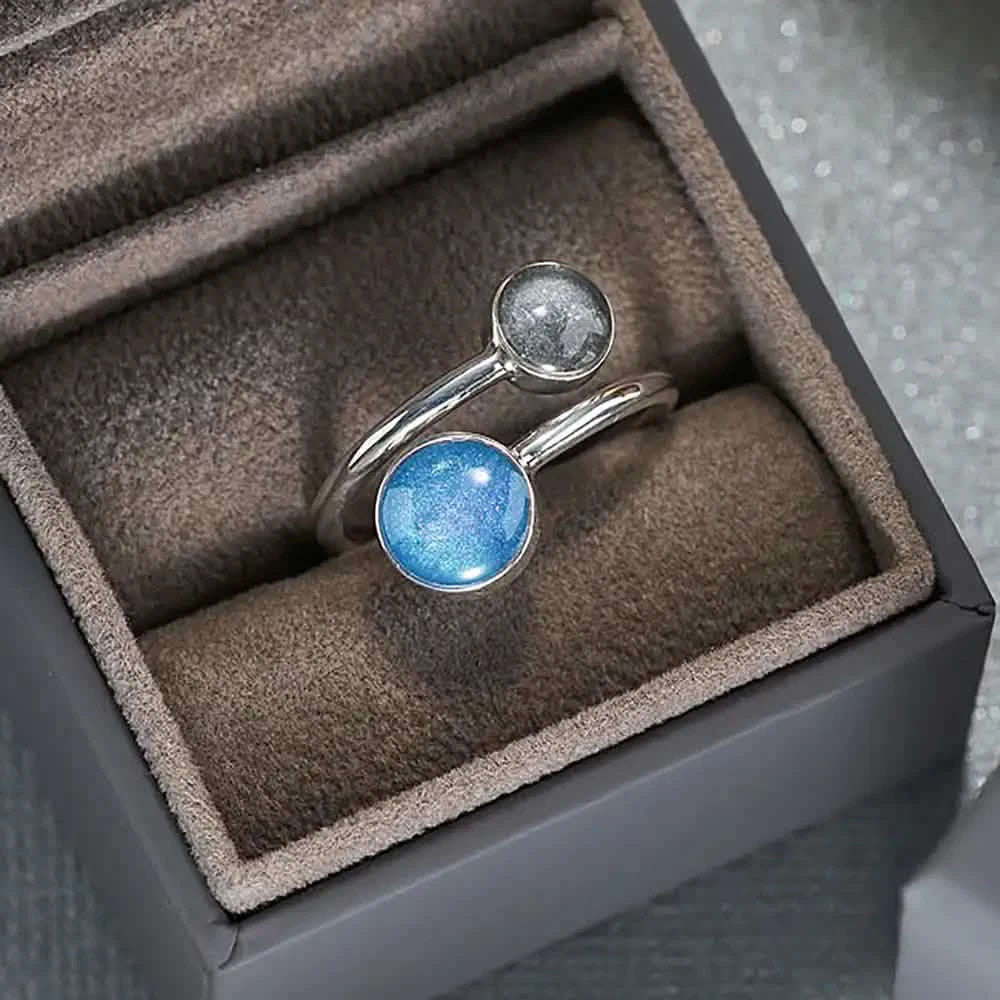Double Ashes Ring | Ashes Rings | Featherlings UK