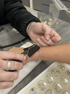 Couples permanent welded jewellery near chichester