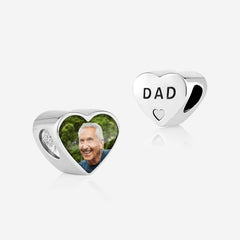 Dad Photo Charm | Photo Charms | Featherlings UK