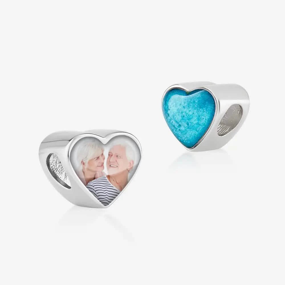 Ashes Memorial Photo Charm