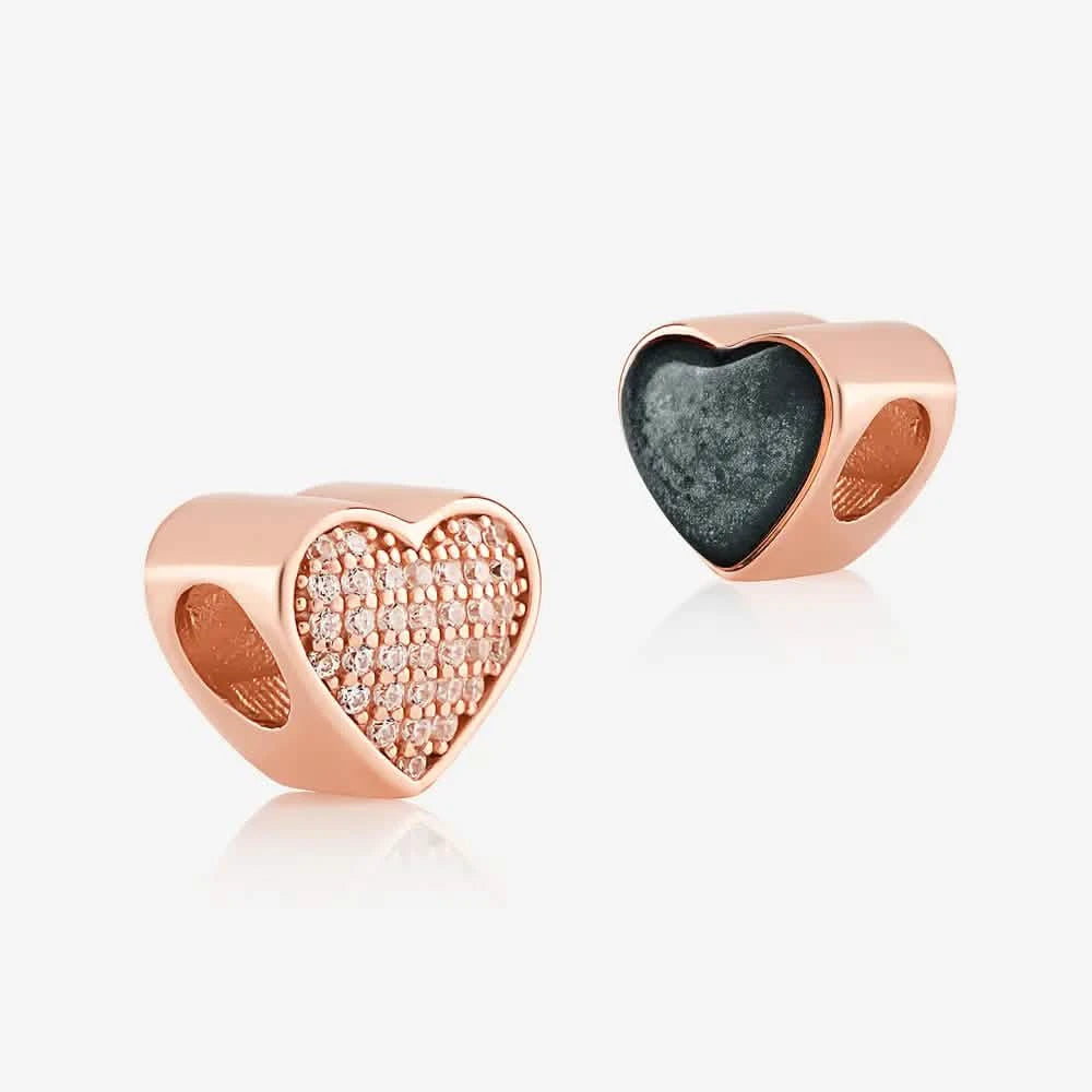 Rose Gold Ashes Charm | Ashes Charms | Featherlings UK