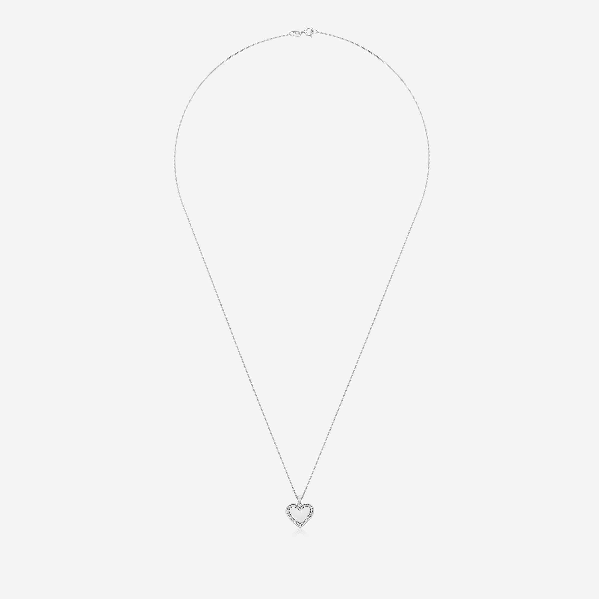 Heart Name Necklace | Handwriting | Featherlings UK