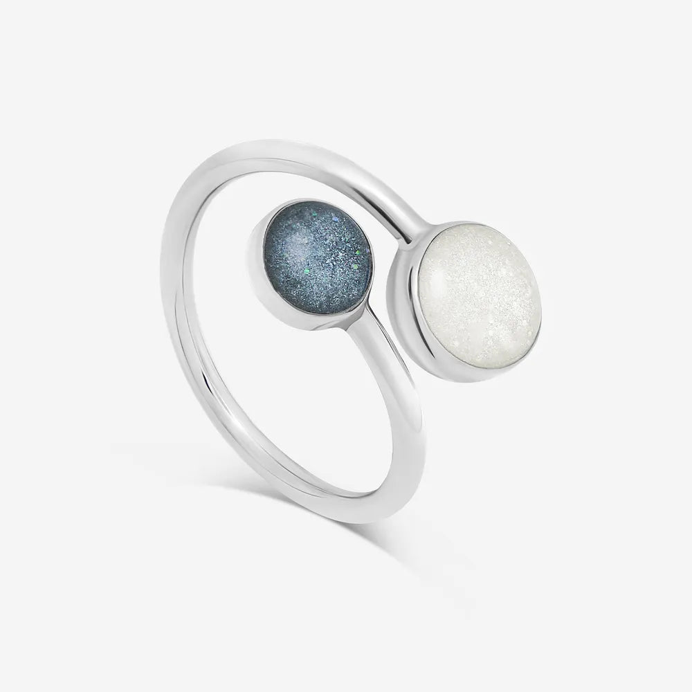 Double Ashes Ring | Ashes Rings | Featherlings UK