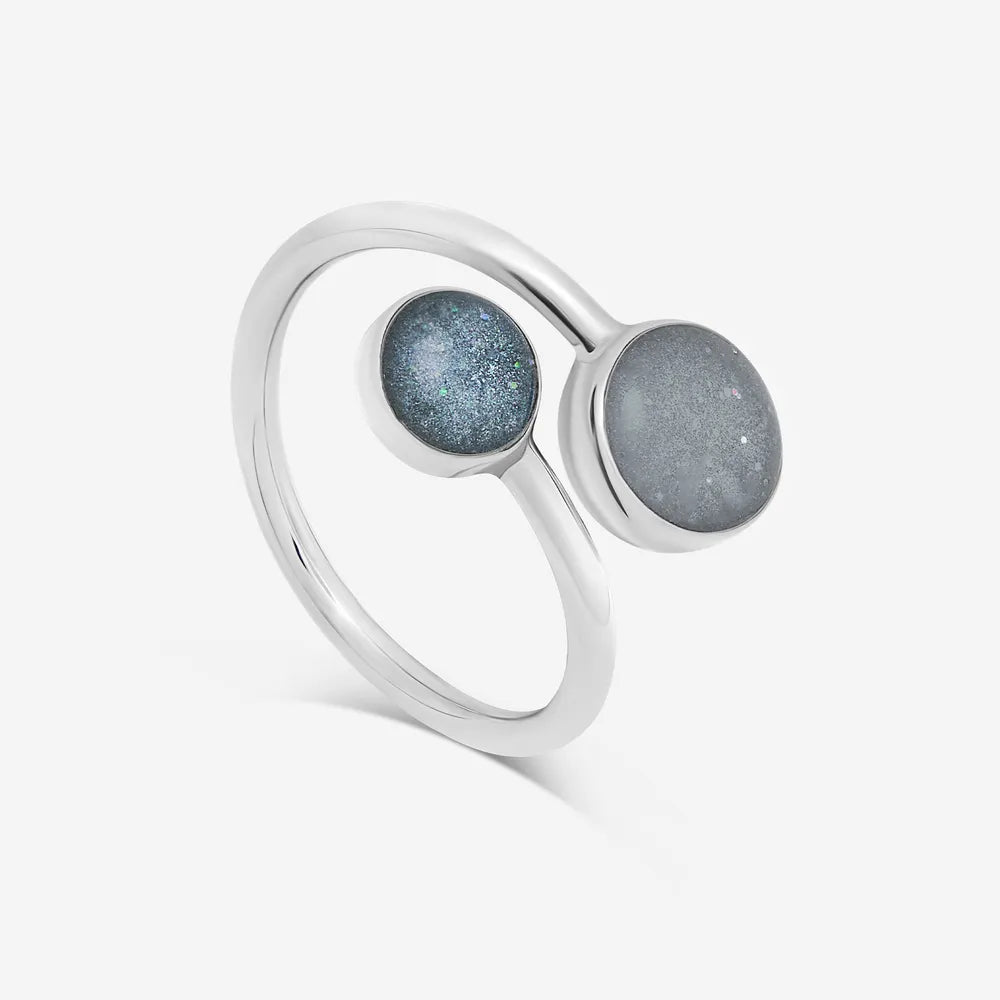 Double Ashes Ring | Ashes Rings | Featherlings UK