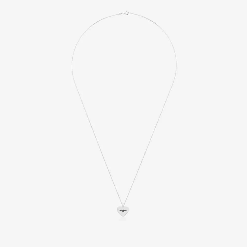 Engraved Photo Heart Necklace | Photo Locket | Featherlings UK