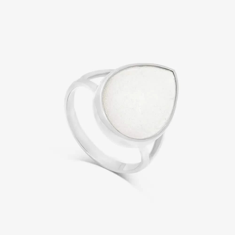 Tear Drop Ashes Ring | Ashes Rings | Featherlings UK