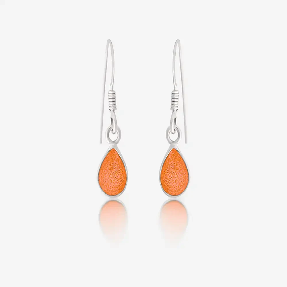 Tear Drop Ashes Earrings | Ashes Charms | Featherlings UK