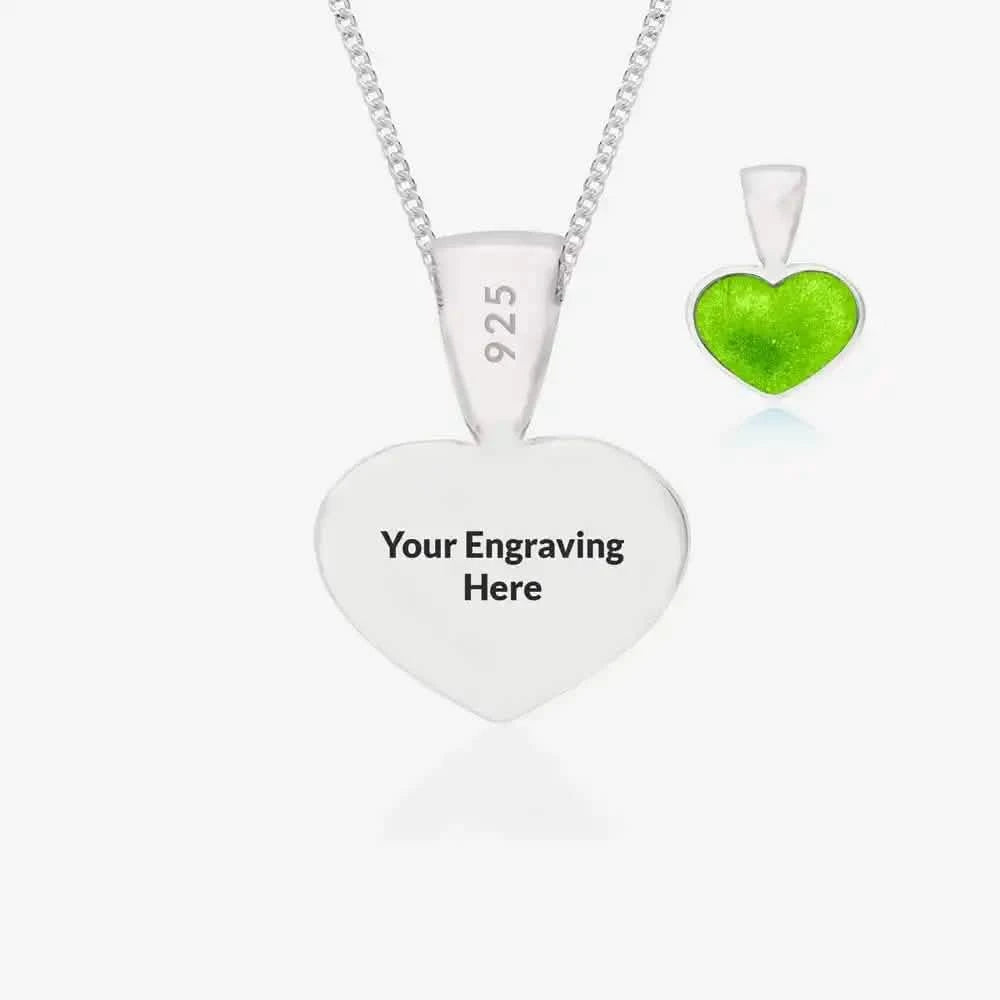 Love Heart Ashes Necklace | Ashes Pendant | Featherlings UK