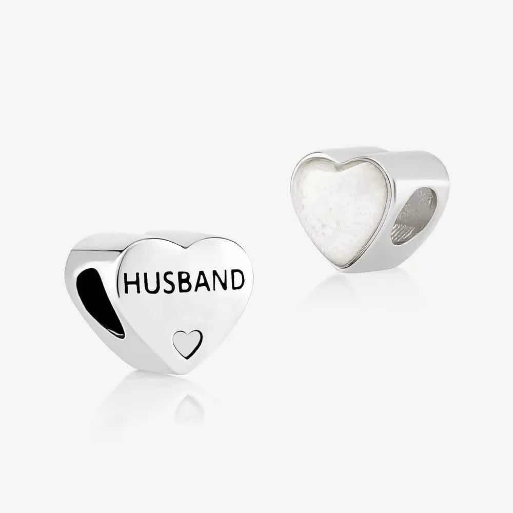 Husband Ashes Charm | Ashes Charms | Featherlings UK
