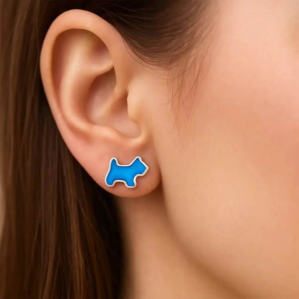 Dog Ashes or Fur Earrings | Ashes Earrings | Featherlings UK