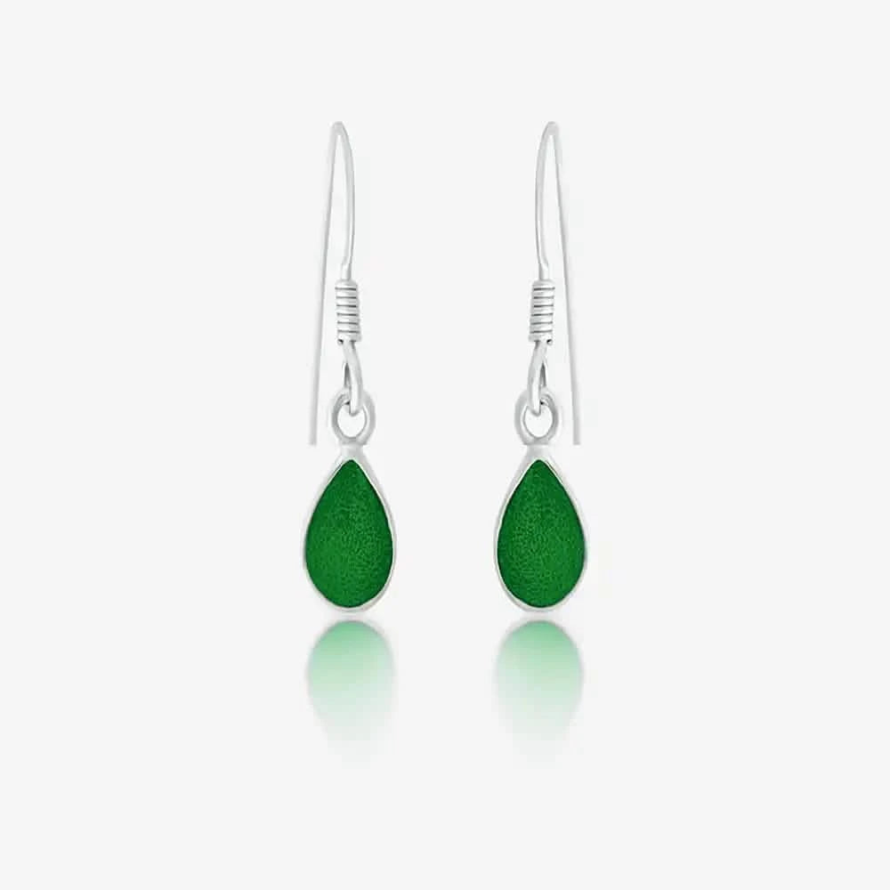 Tear Drop Ashes Earrings | Ashes Charms | Featherlings UK