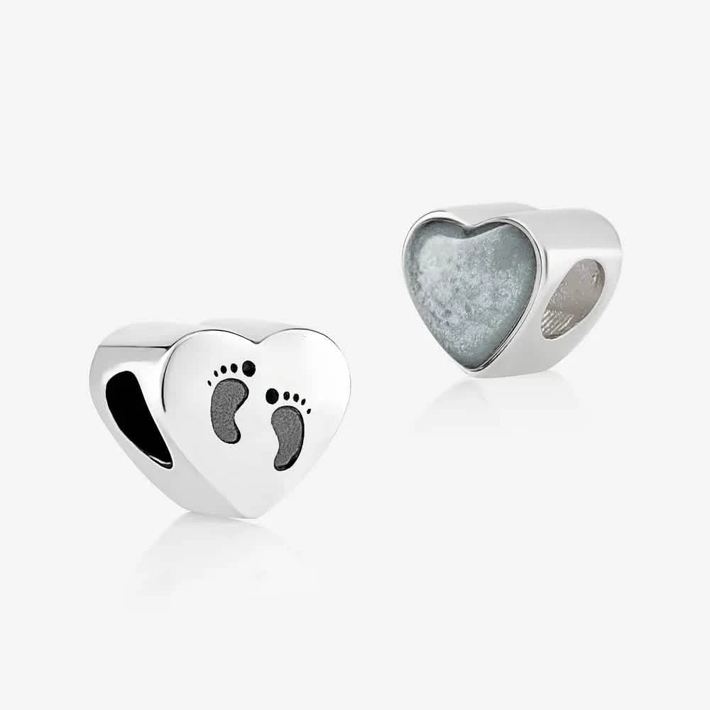 Foot Prints Ashes Charm | Ashes Charms | Featherlings UK