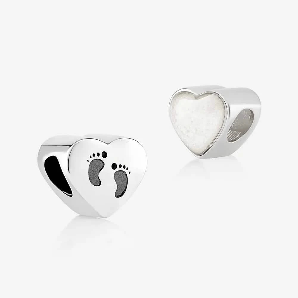Foot Prints Ashes Charm | Ashes Charms | Featherlings UK
