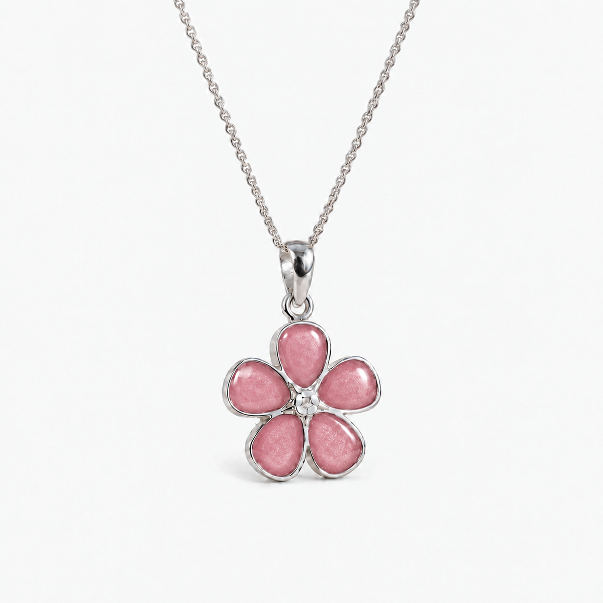 Forget-Me-Not Ashes Necklace – pink – ashes hidden