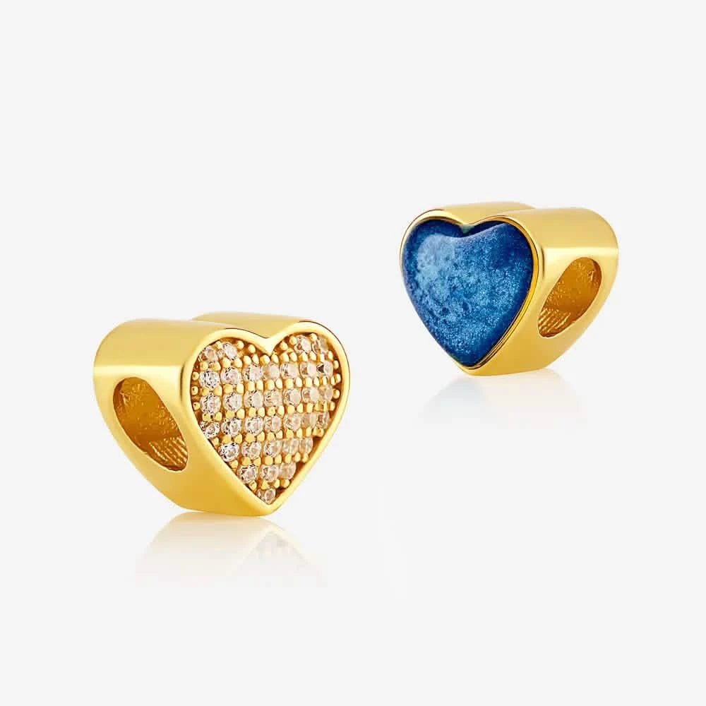 Gold Crystal Ashes Charm | Ashes Charms | Featherlings UK