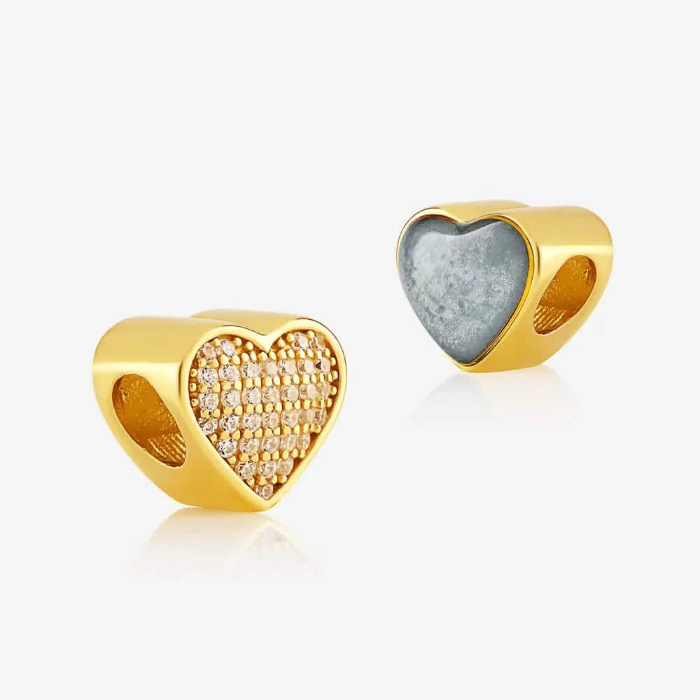 Gold Crystal Ashes Charm | Ashes Charms | Featherlings UK