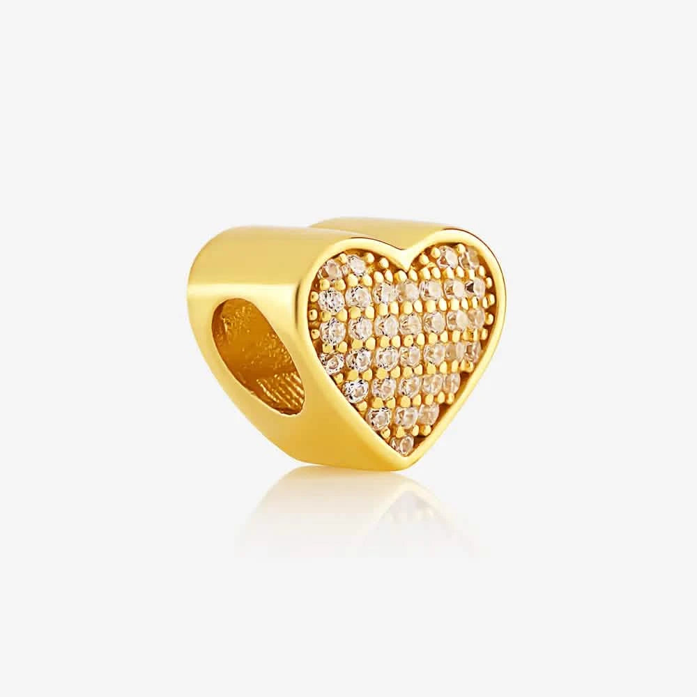 Gold Crystal Ashes Charm | Ashes Charms | Featherlings UK