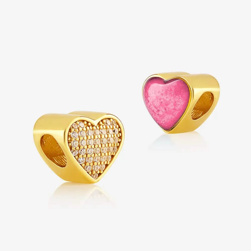 Gold Crystal Ashes Charm | Ashes Charms | Featherlings UK