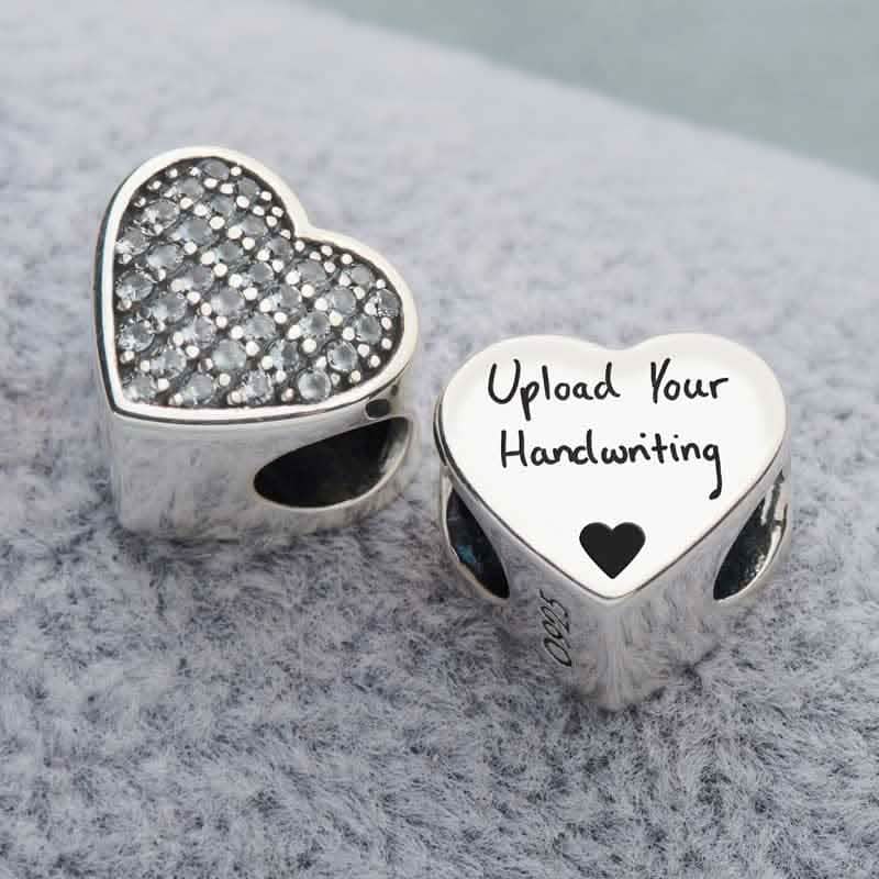 Handwriting Crystal Charm | Photo Charms | Featherlings UK