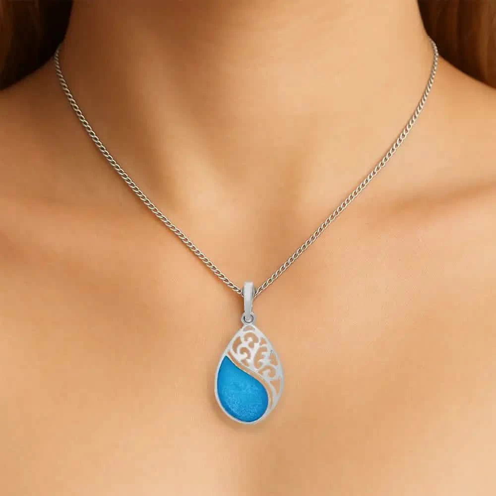 Filigree Ashes Necklace | Ashes Pendant | Featherlings UK