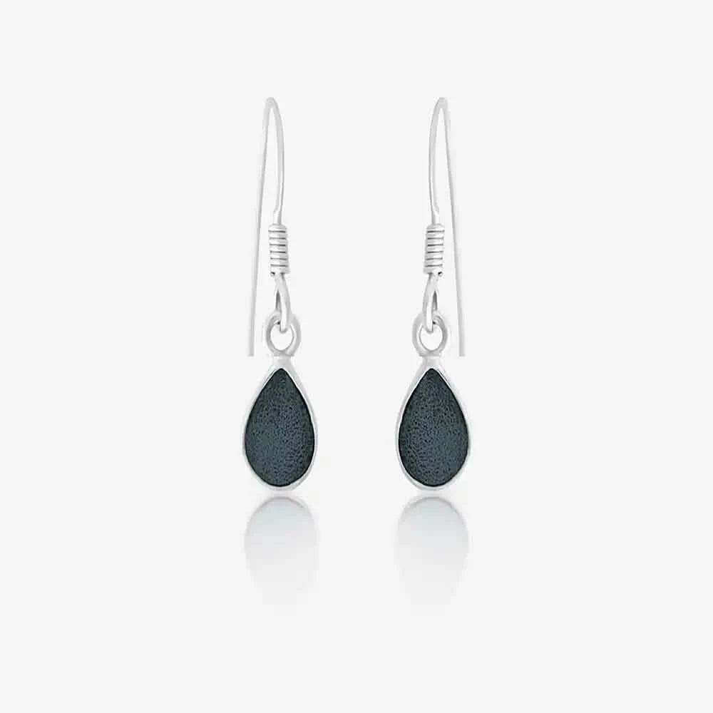 Tear Drop Ashes Earrings | Ashes Charms | Featherlings UK