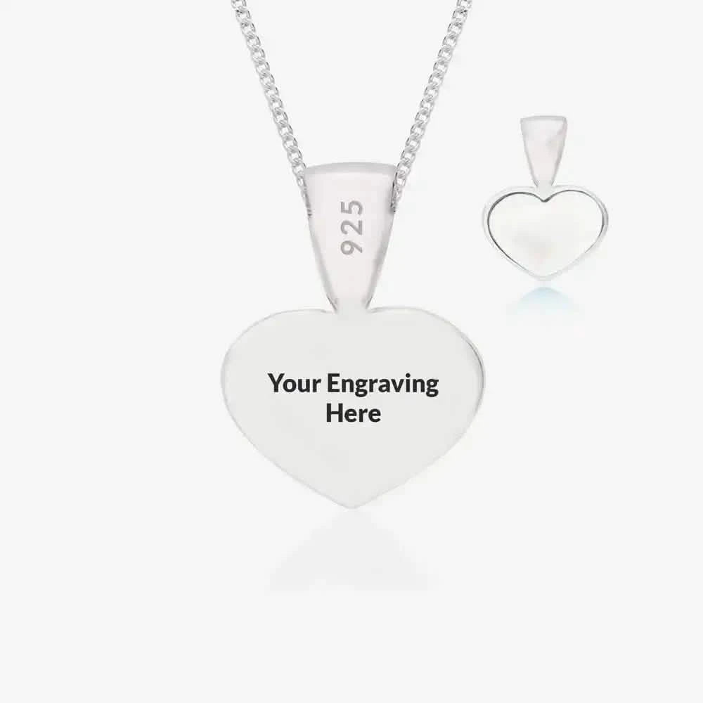 Love Heart Ashes Necklace | Ashes Pendant | Featherlings UK