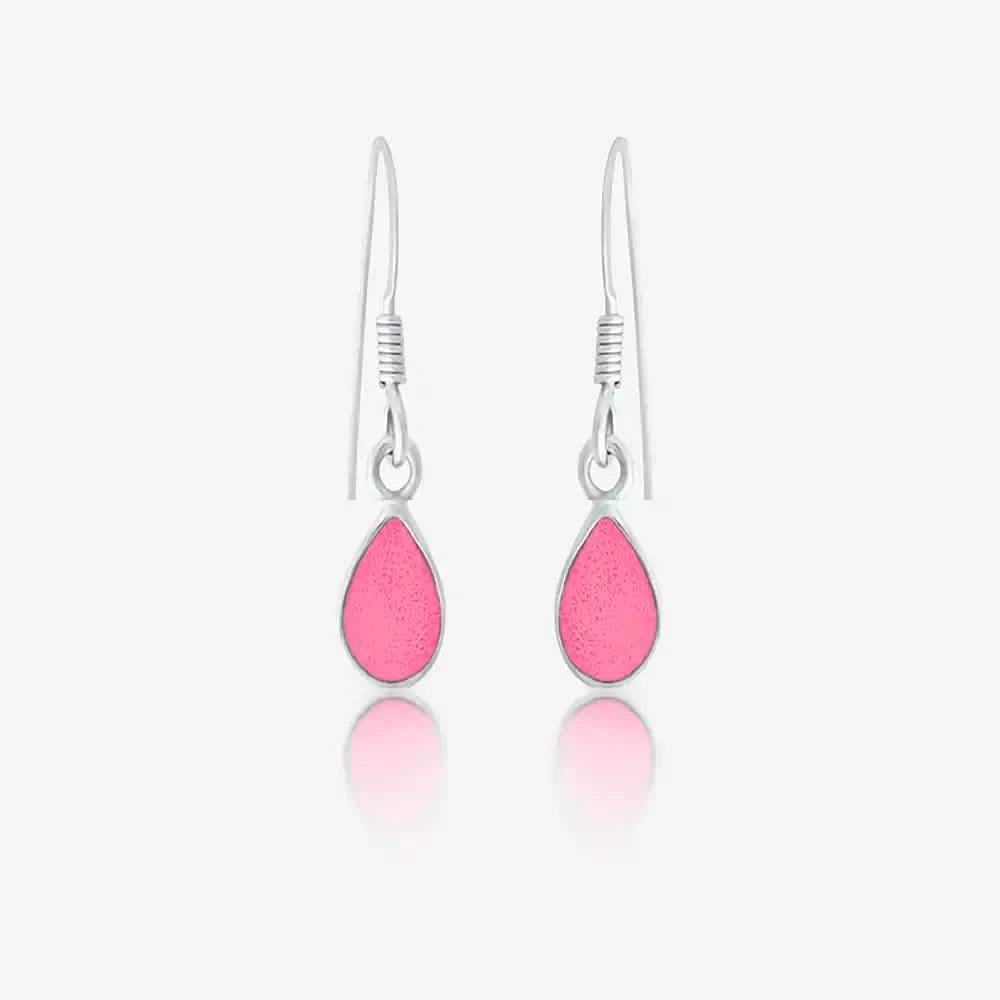 Tear Drop Ashes Earrings | Ashes Charms | Featherlings UK