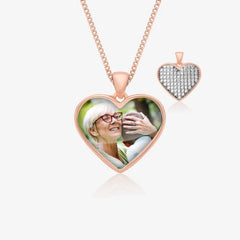 Rose Gold Photo Necklace | Photo Necklace | Featherlings UK