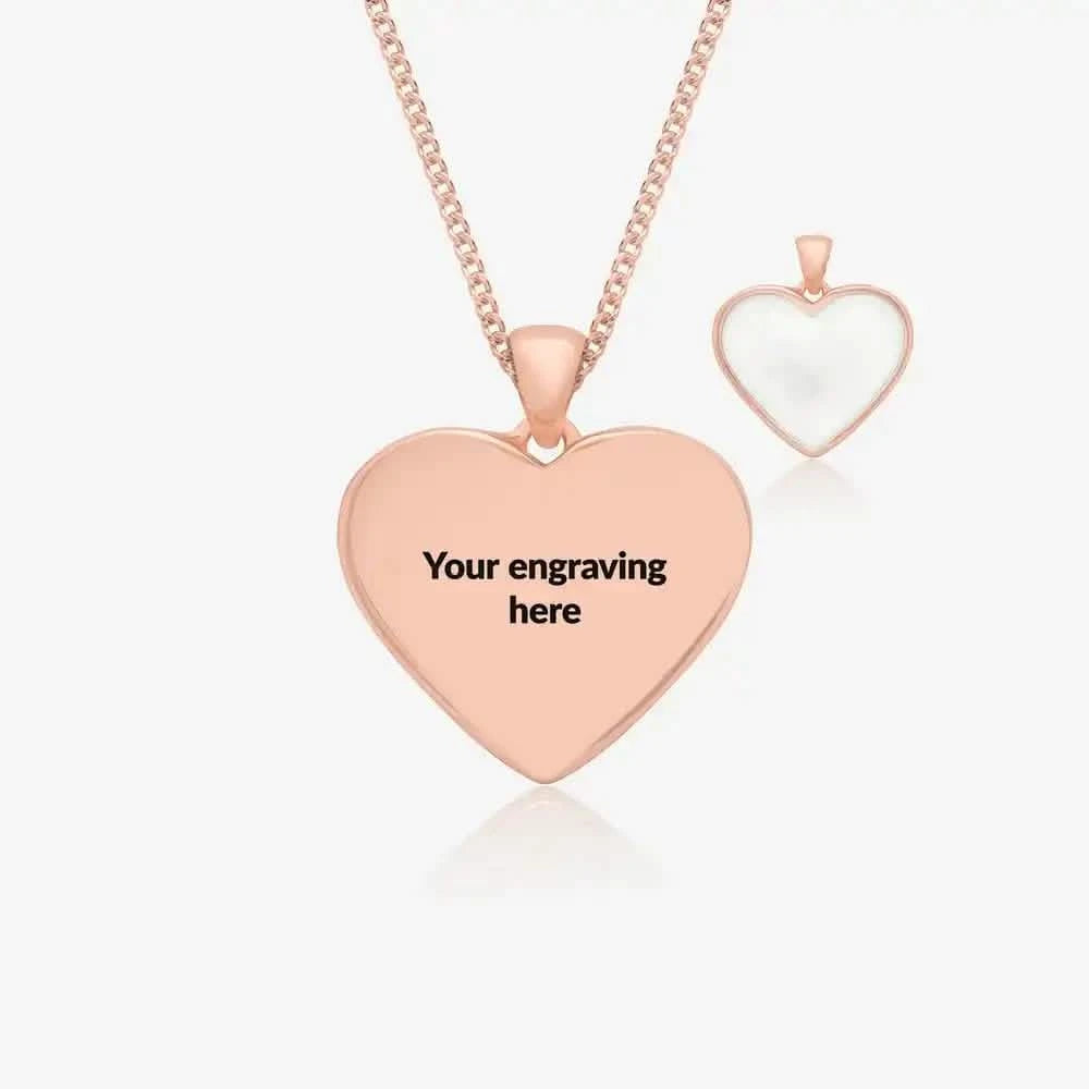 Rose Engraved Ashes Necklace | Ashes Pendant | Featherlings UK