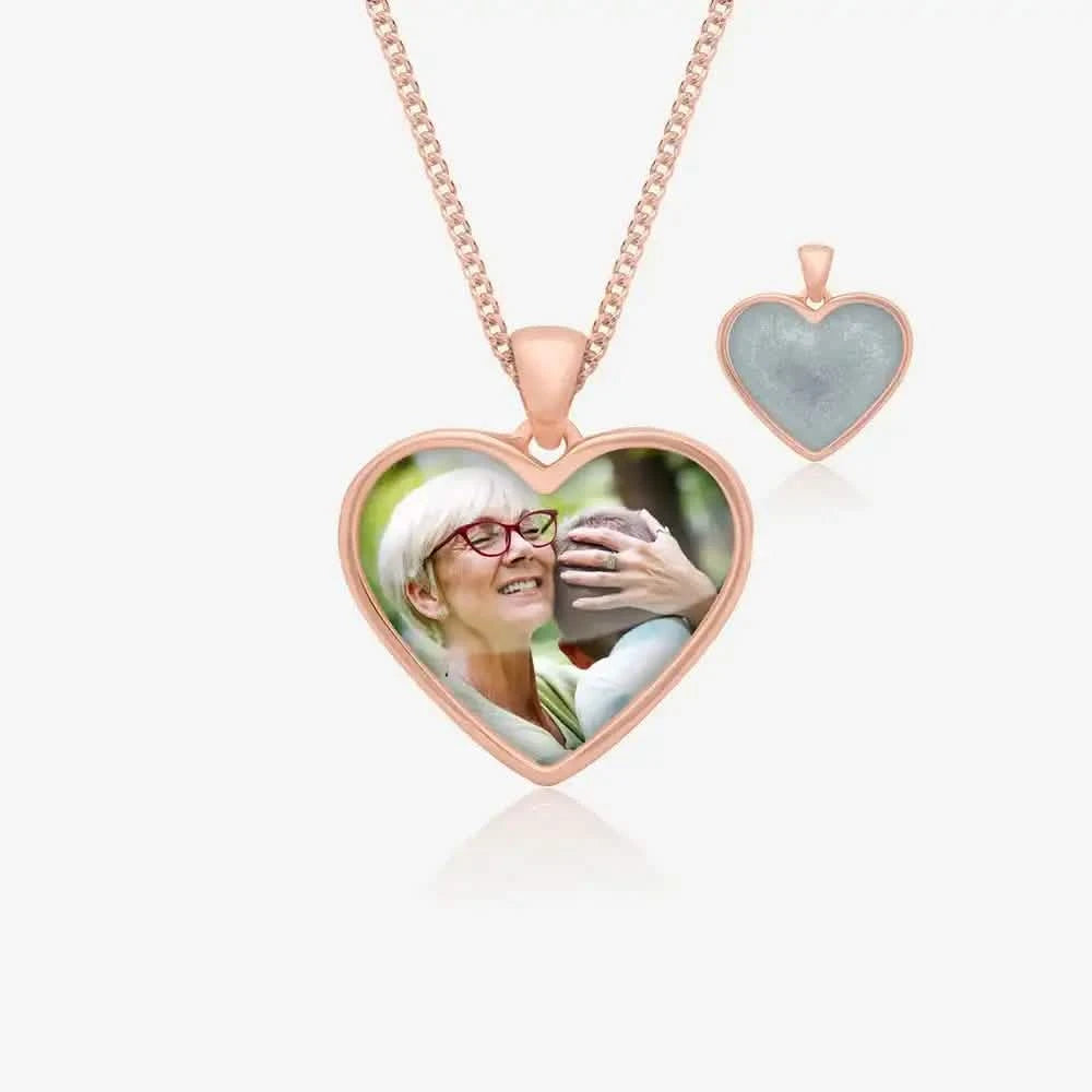 Rose Photo Ashes Necklace | Ashes Pendant | Featherlings UK