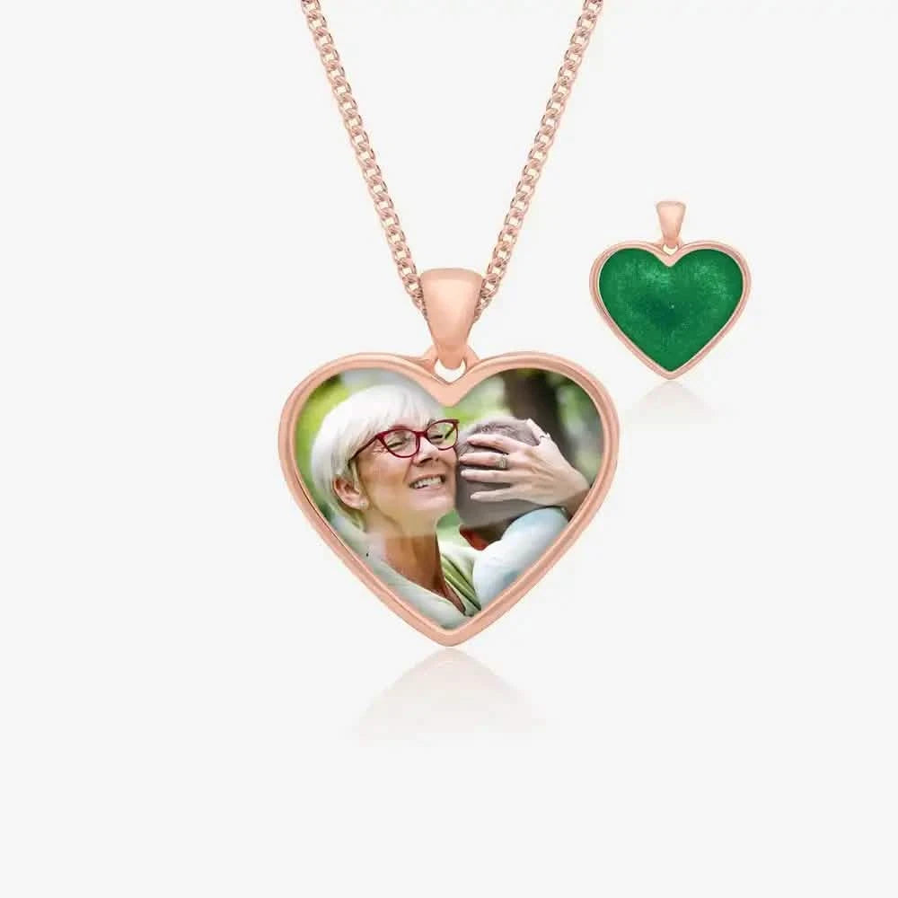 Rose Photo Ashes Necklace | Ashes Pendant | Featherlings UK