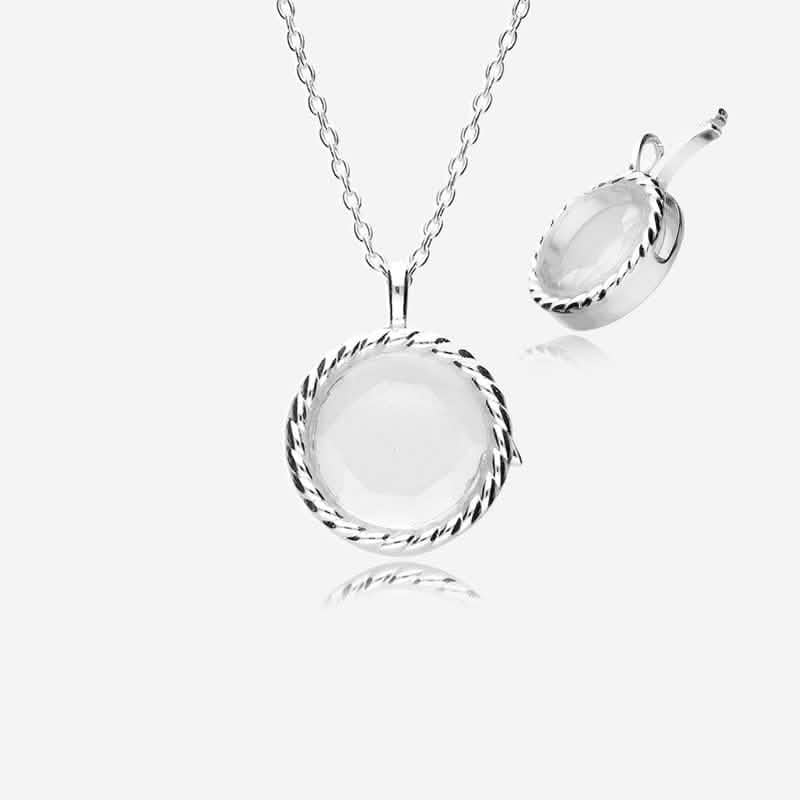 Round Glass Keepsake Locket | Photo Locket | Featherlings UK