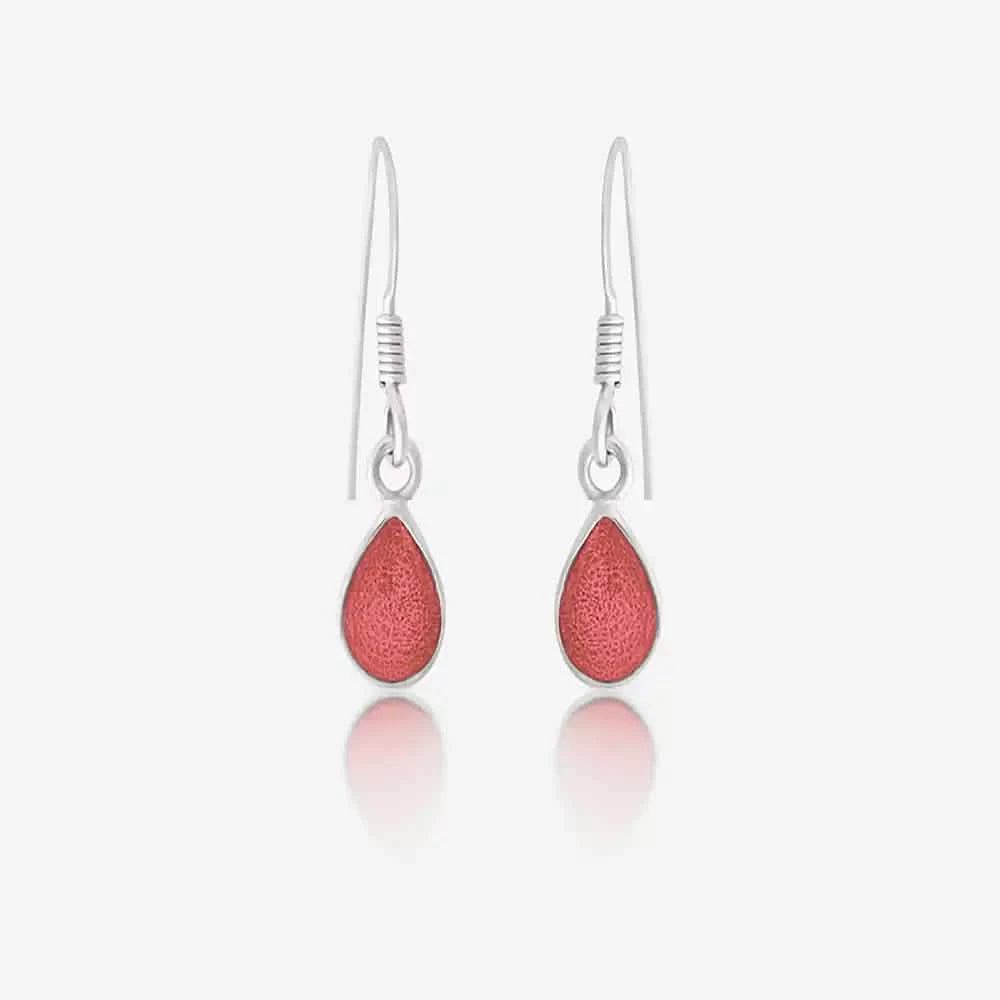 Tear Drop Ashes Earrings | Ashes Charms | Featherlings UK