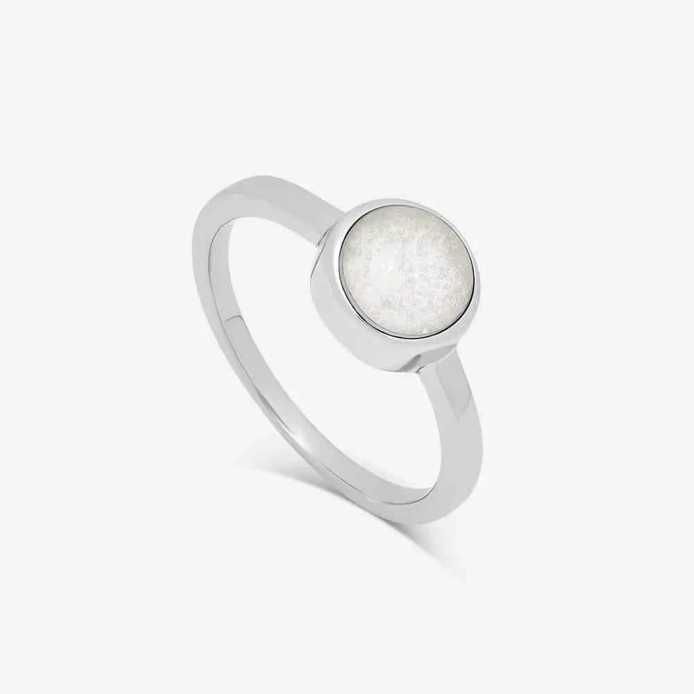 Round Ashes Ring | Ashes Rings | Featherlings UK