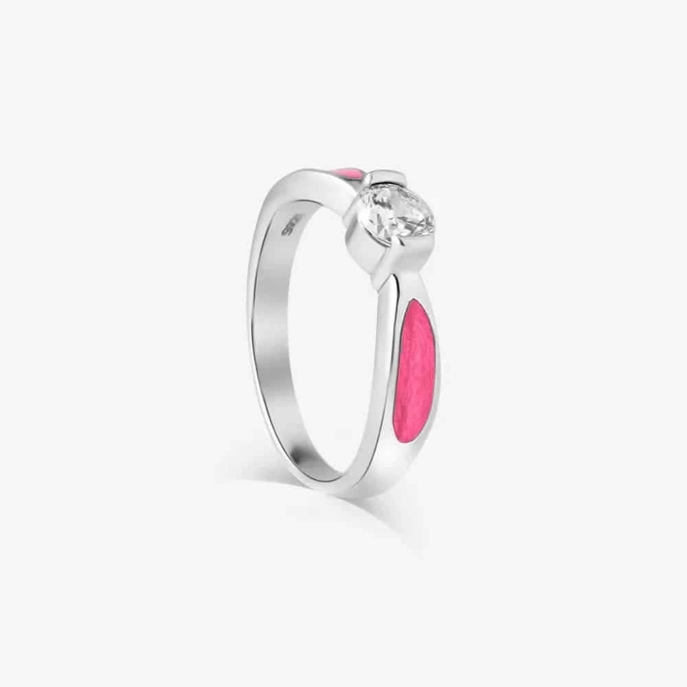 Solitaire Ashes Ring | Ashes Rings | Featherlings UK